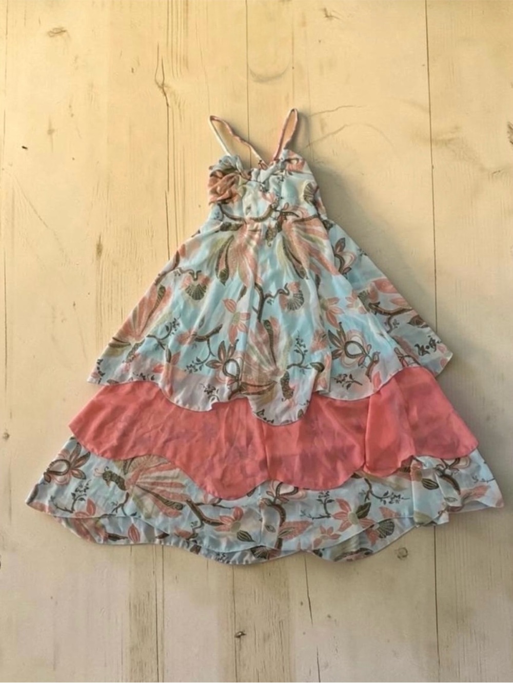 H&M Tiered Ruffle Dress Size 6 - Picture 1 of 11